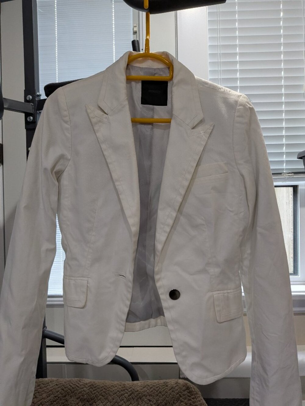 Moussy White Tailored Jacket